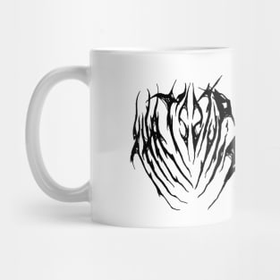 Metal Lettering Mug